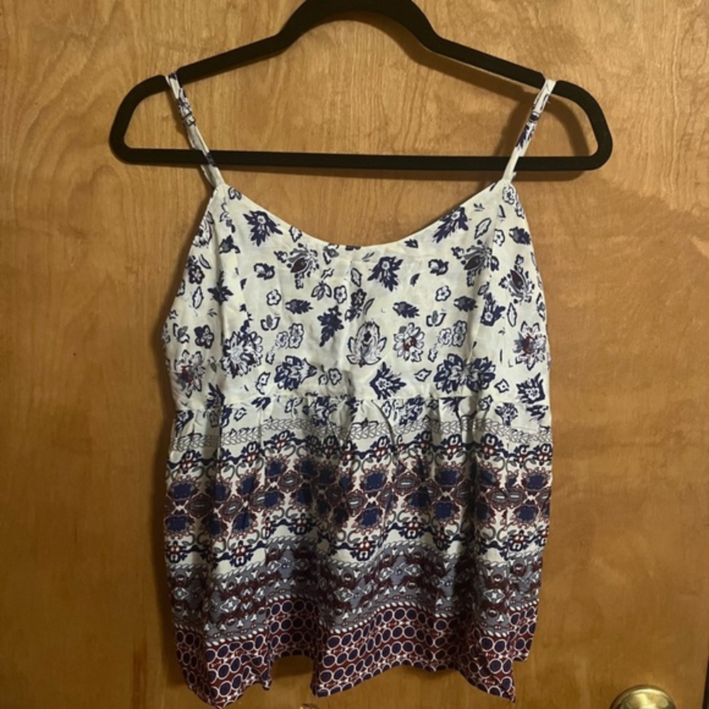 Pattern Print Women's Top